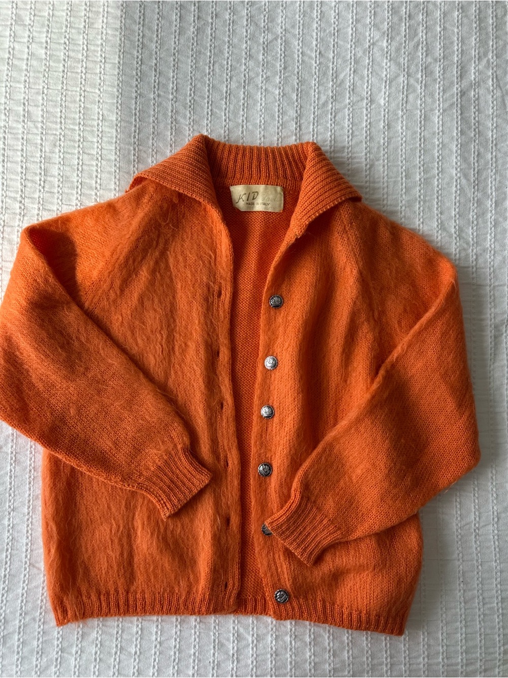Orange Wool Sweater (100% Italian Wool)